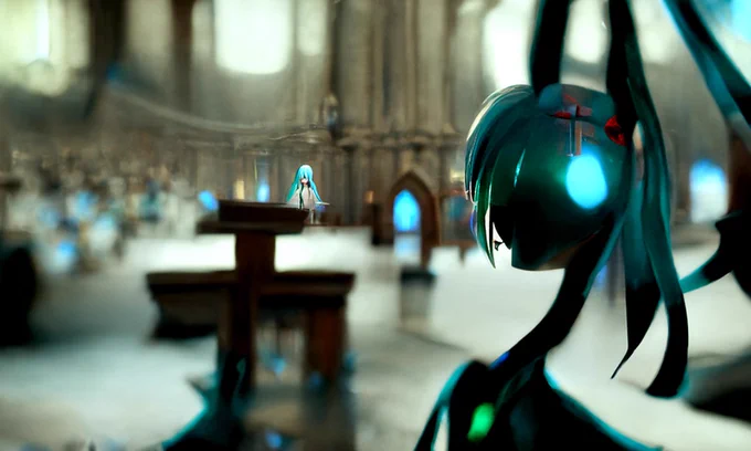 ディスコディフュージョン。なんか初音ミクっぽいのを錬成するようになったけどまだホムンクルスの出来損ないだな 
