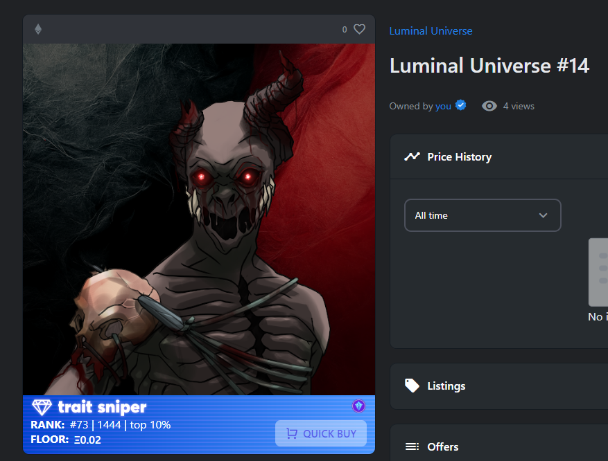 Luminal (@luminalgenesis) on Twitter photo DRAAL NFT GIVEAWAY!
The project vault minted this Draal. 44 exist in the whole collection and they're in high demand!
To enter:
- Tweet a picture of your favourite Luminal Universe NFT
- Tag 3 friends and reply with #DRAALTAKEOVER
- Follow <a href="/luminalgenesis/">Luminal</a> 
36 hours
#nft DRAAL NFT GIVEAWAY!
The project vault minted this Draal. 44 exist in the whole collection and they're in high demand!
To enter:
- Tweet a picture of your favourite Luminal Universe NFT
- Tag 3 friends and reply with #DRAALTAKEOVER
- Follow <a href="/luminalgenesis/">Luminal</a> 
36 hours
#nft