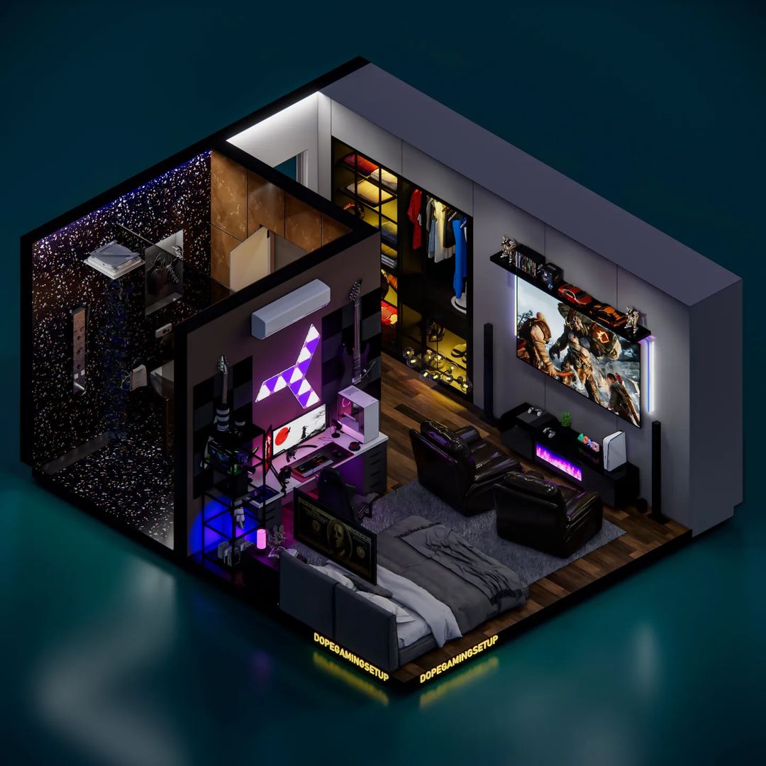 GamearMr's tweet photo. This gaming bedroom ๐ฅฐ
Follow @GamearMr
#3Droom #gamingsetups #setupinspiration #setups #cleansetups #desksetup #setupwars #gamingmonitor #gamingroom #gamingroomdesign #gamersonly #gamer #gamingislife #gamingbedroom #asusrog
#luxurybedroom #bedroomdesign #gamingmancave https://t.co/b14j6xwHFd