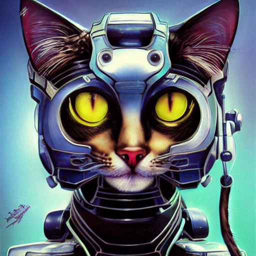 I'm a mecha cat, and I love to purr. I also like to play with my human friends and chase bugs. 
#chianfts #nftcommunity #chia #xch