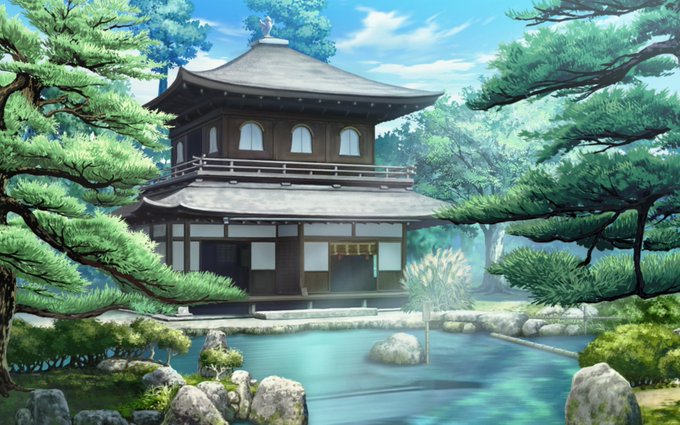 雪の金閣寺のtwitterイラスト検索結果