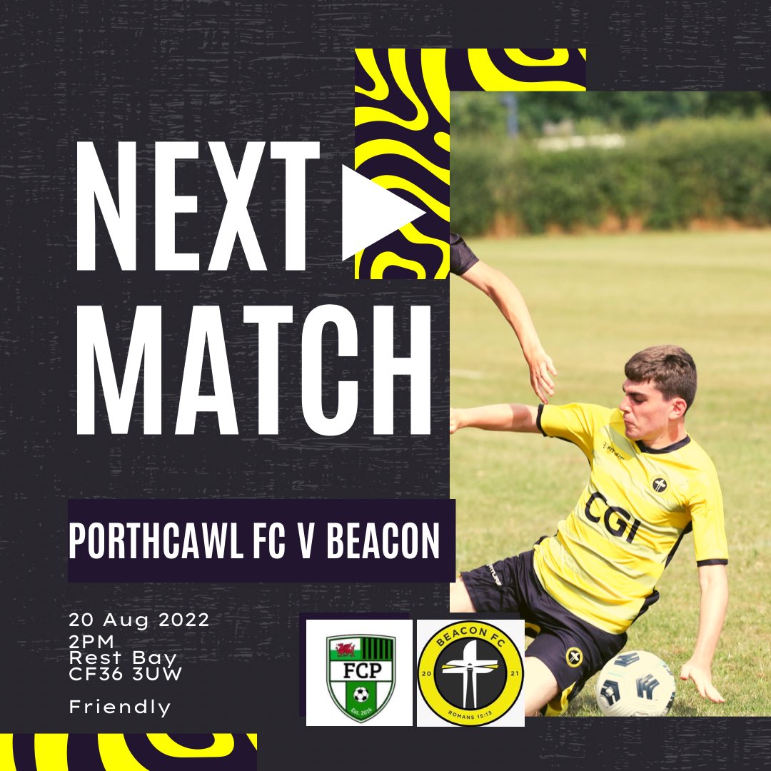 Today we play <a href="/FCPorthcawl/">FC Porthcawl</a> in a friendly 🙌🏻⚽️💪🏻