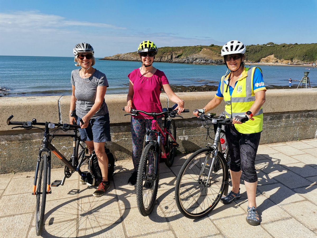 GreenLaneBikeT1's tweet photo. Would you just look at those views? ❤️ #Anglesey!
Another Salty Tales for Cyclists delivered for Bron and Helen yesterday!
(Bron's third tour with us and Helen says she'll be back to sample another next year!) #YnysMôn #guidedbiketours #discoverAnglesey https://t.co/GbvgzZ7sw6