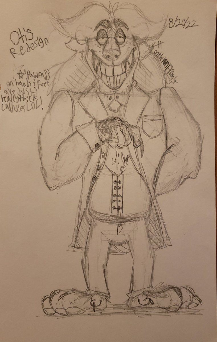 Ontherunfromit's tweet photo. Otis is no longer robot :0
Here's an almost 2 hour sketch of his redesign!
Yes it was inspired by the Dr.Livesey creepypasta pfft
#art #oc #cartoon #horrorart #horror #conceptart #twitterartist #artistsontwitter #slasheroc #horrorartist #sketch #mutantoc https://t.co/YXIKQHMMSi