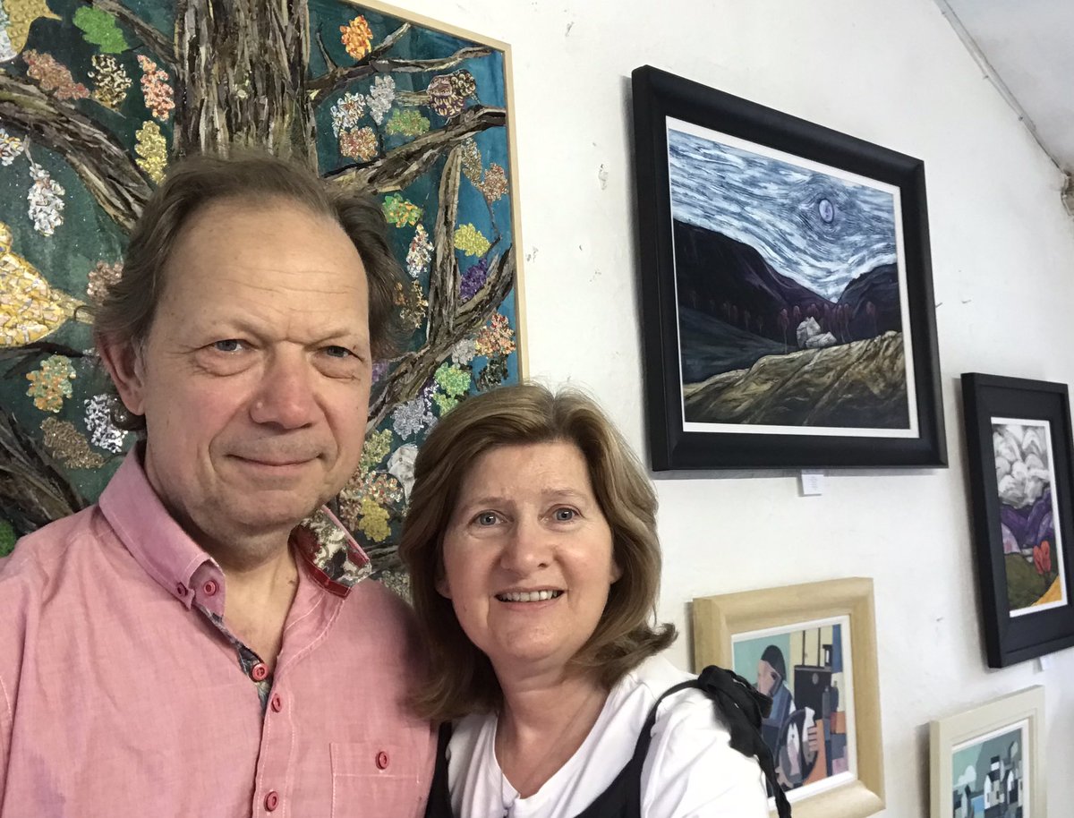 ArtintheMill's tweet photo. Awww it’s the Last WE of feva festival in Knaresborough, it’s whizzing by! Hope you’re passing through the mill on the art trail to see our 15 years celebration show…this year is about saying thank you to all those artists who have been with us on our journey! 😍 #YORKSHIRE https://t.co/YetXLvcqQo