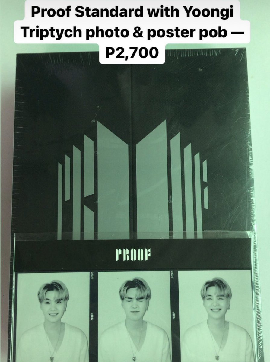 moonluuvcart's tweet photo. wts lfb ph #miaasells

Proof Standard (w/ triptych photo &amp; poster pob) — P2,700

Proof Set (w/ triptych photo &amp; poster pob) — P3,300

• sealed
• onhand

mop: gcash, bank transfer
mod: sdd (qc), ggx direct, sco at ur own risk

bts proof standard compact suga yoongi jk jungkook https://t.co/f27gy6sYb7