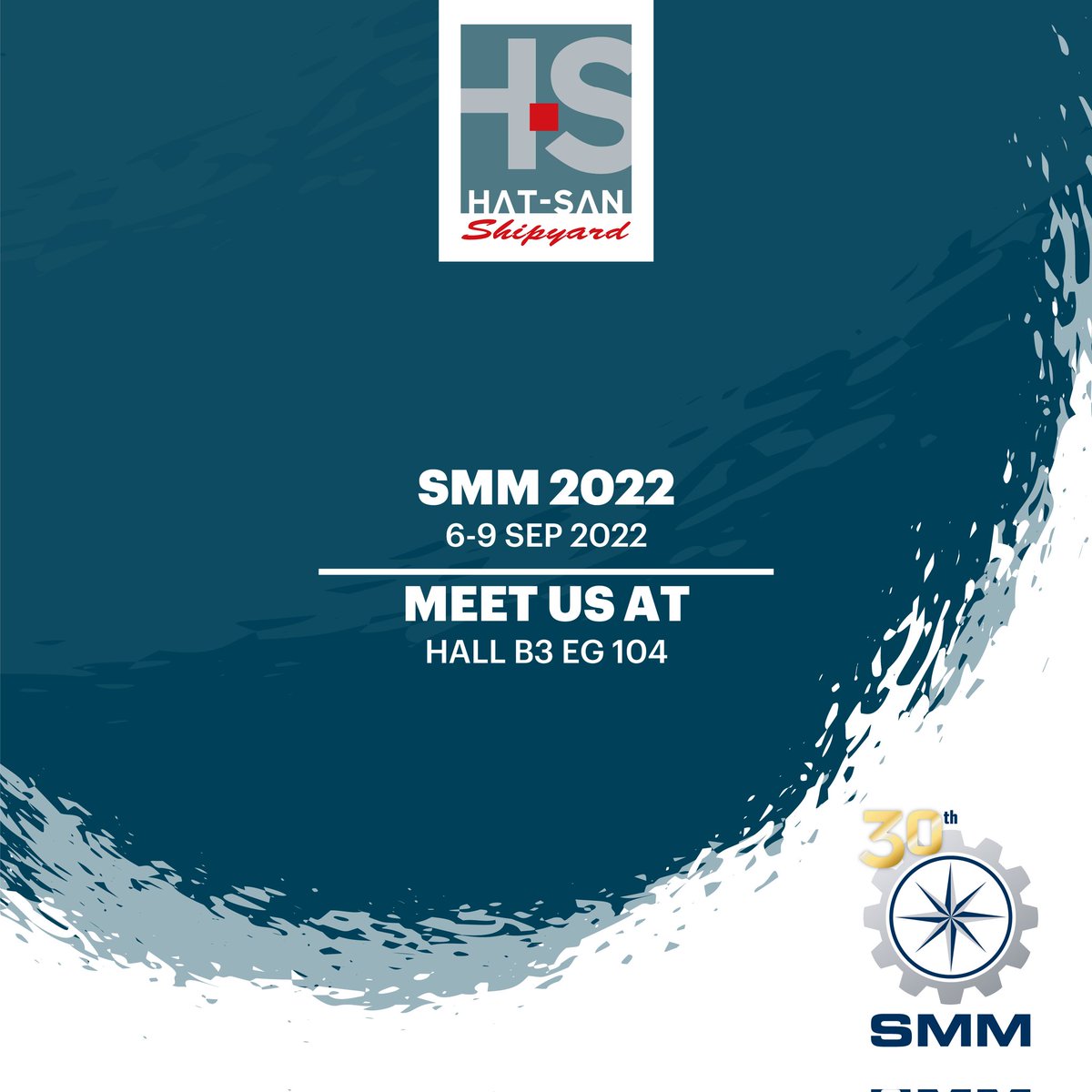 hatsanshipyard's tweet photo. Join us on 6-9 September at SMM 2022, Hamburg, Germany. We will be pleased to welcome you at stand B3-104!
 #docking #vessel
#floatingdockbuilding #maintenance #drydocking #shiplengthening #offshore #construction #BWTS #retrofit #scrubber #floatingwindfarm #barge #construction https://t.co/p16HZn1iD7