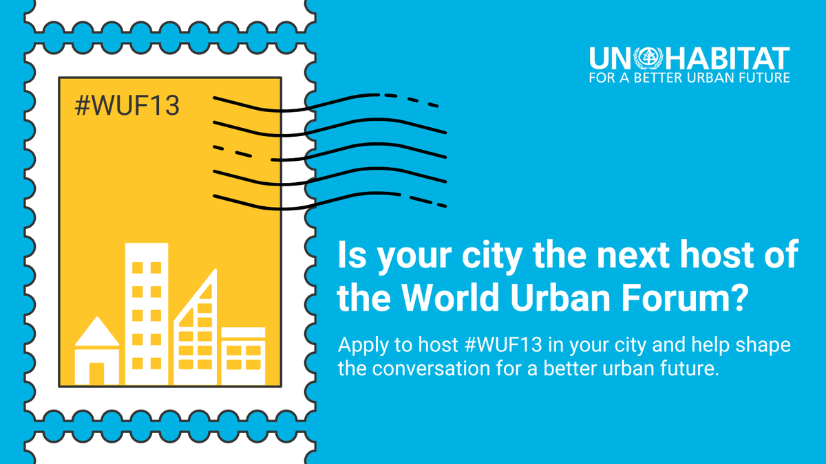 Over the years the #WorldUrbanForum, WUF, has grown into one of the most open international gatherings for exchanging views and experiences on urban challenges

Apply to host #WUF13 in your city and help shape the conversation for a better urban future
👉 bit.ly/3OTZGiU