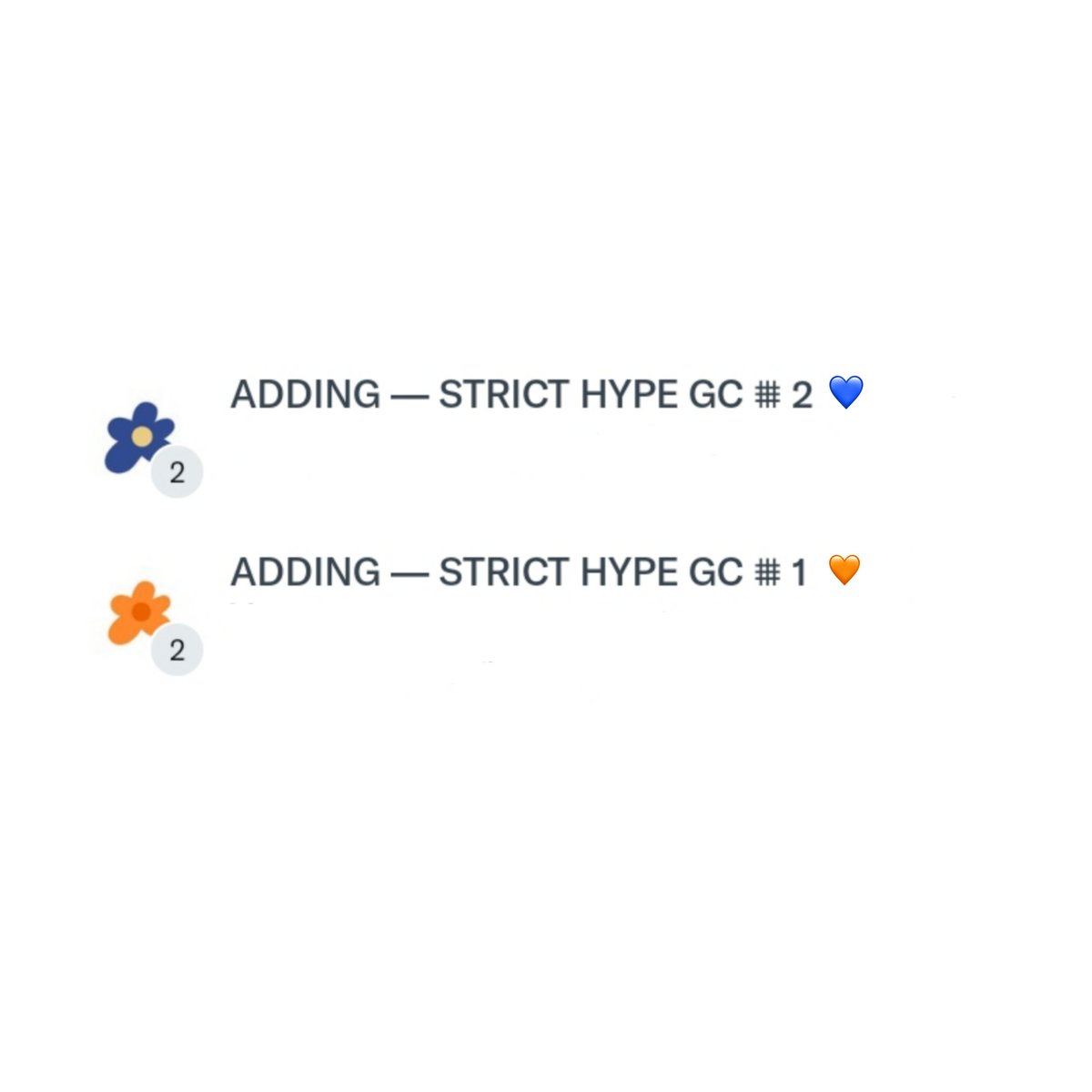 STRICTHYPEGC's tweet photo. HYPE GC IS NOW ADDING NEW MEMBERS ❕ 

⿻ RCBYJ : ( https://t.co/JyM7erD9JD ) 
⿻ MBF : @stricthypegc &amp; @shgclikes

 ⋆ drop your @ (required)
 ⋆ rt to spread (checking)
 ⋆ btspoppers only 
 ⋆ open ur dms !
⋆ rules will be sent after adding ! https://t.co/gmJeRXvXYc