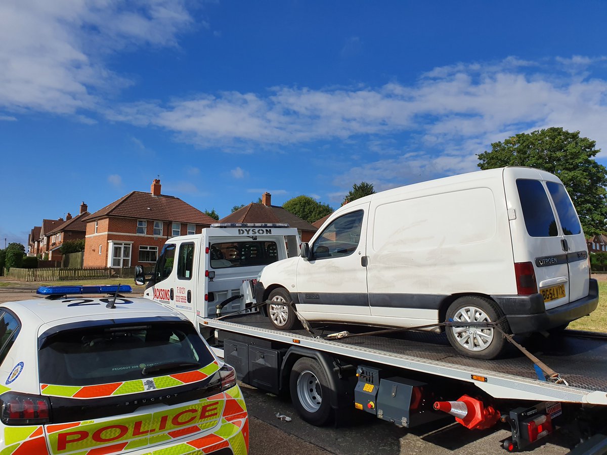 ShardEndWMP's tweet photo. #ShardEnd Officers received information from Residents regarding this π possibly involved in Criminal activity. Officers attended this morning and checks revealed the π has been reported #SORN but still on the Public road. π Recovered.
#NotOnMyPatch
#TaxItOrLoseIt
@BrumPolice https://t.co/VBmTjQ2P24