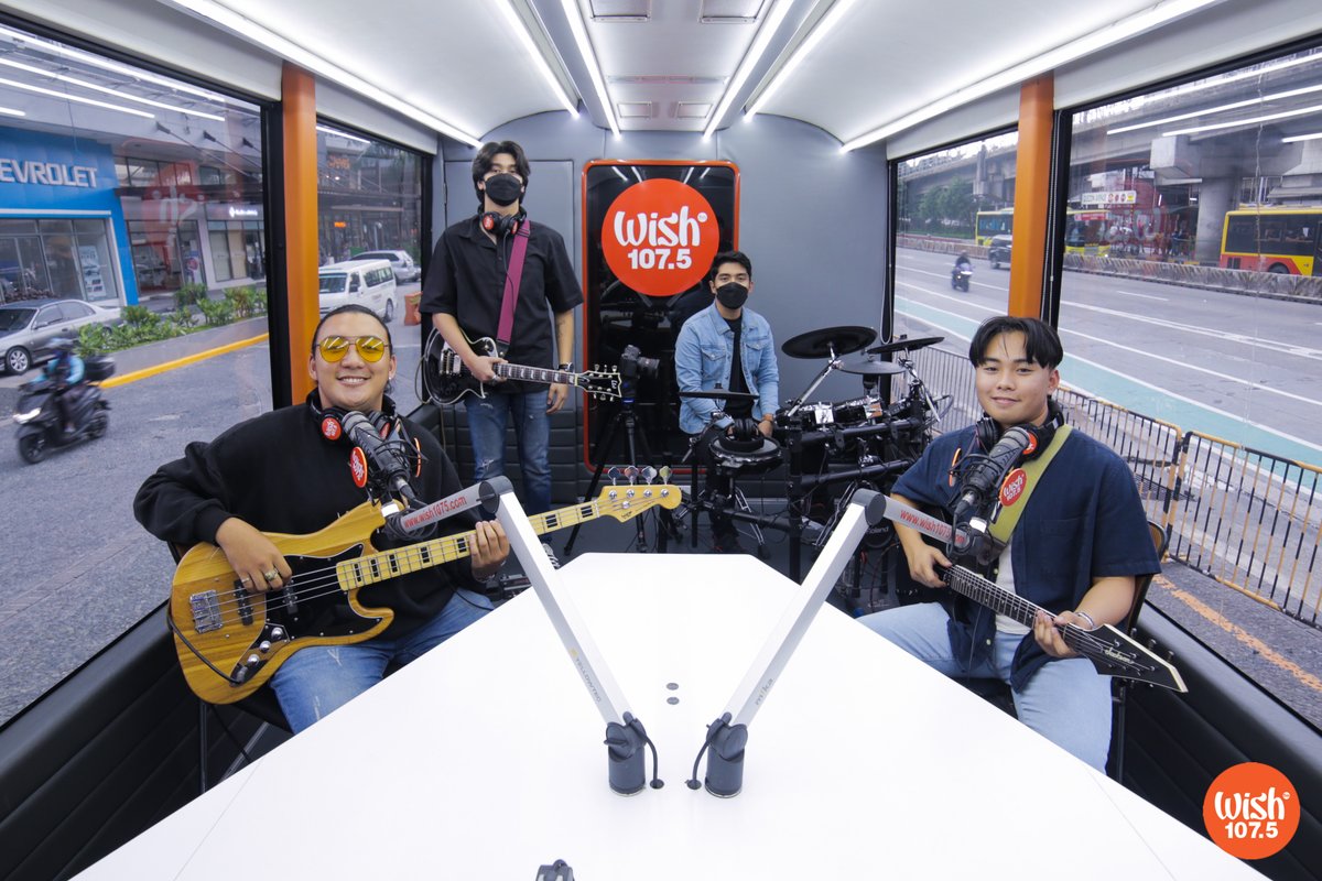 clarenceegalang's tweet photo. Can't express how happy I am, Thank you so much Wish 107-5. So overwhelmed that we got to share our music on the Wish bus.
Credits to @wish1075
#IvorymusicPH #Quadernofficial #Wish1075 https://t.co/Y4oJwAsxl6