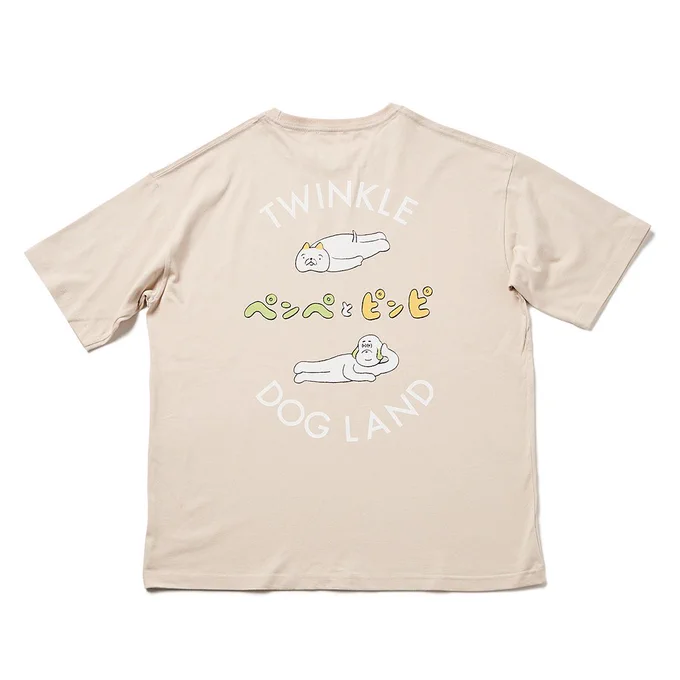犬光ランドTシャツで心療内科いったら、バックプリントのペンペとピンピに先生が食いついて「やる気のない犬で可愛いですね…小山さんもそんな感じで過ごすといいと思います」と言われました。 