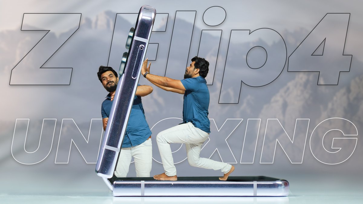 iamprasadtech's tweet photo. Samsung #GalaxyZFlip4 Unboxing Video Out Now : https://t.co/mou8trbi70

check out the Bespoke Edition on https://t.co/u7LB37kVhn https://t.co/GBvoiEkRGj