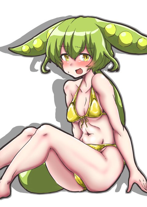 #どんどん土曜日ずんだもん
今日の金ビキニです 