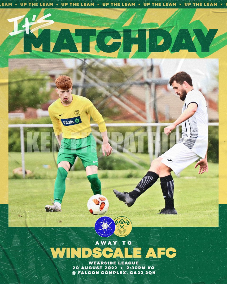 🚌 𝗠𝗔𝗧𝗖𝗛𝗗𝗔𝗬 — The firsts make the long trip to <a href="/windscaleafc/">Windscale AFC</a> today. Always a tough game in Cumbria, but we're looking for a win to keep us near the top of the table.

🆚 Windscale AFC
🏆 <a href="/WearsideLeague/">Wearside League</a> Div 1
⏰ 2:30PM KO
🏟 Falcon Complex, CA22 2QN

#UpTheLeam #UTL 🔰