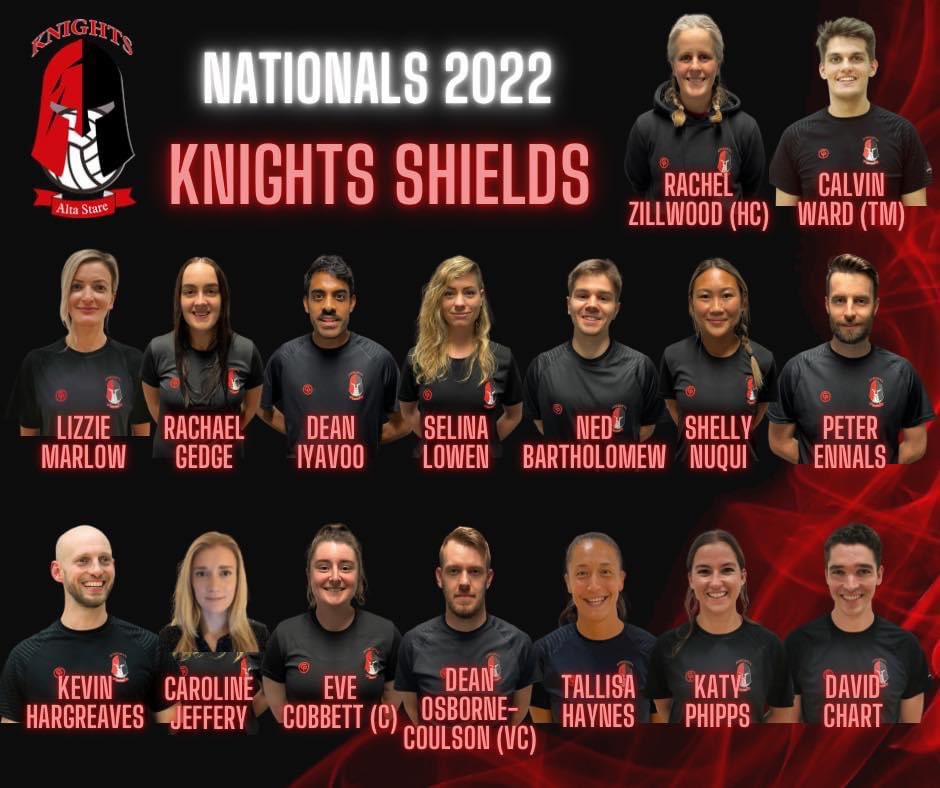 🚨 Knights @EnglandMMNA Nationals squads announced! 🚨 Introducing Knights Shields mixed team Want to see 🛡Shields🛡in action?? Get yourself tickets through @EnglandMMNA socials or check out @sideline_tv for streaming packages! Bring on Nationals! Alta Stare! ⚔️ #Knights