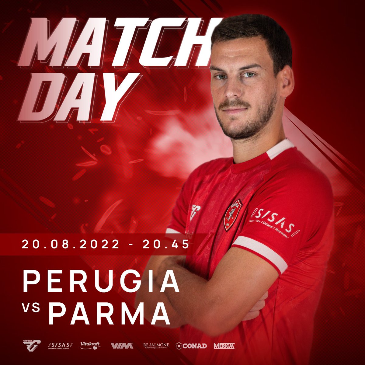 ACPerugiaCalcio's tweet photo. 🧨 SUPER MATCH DAY!
⚽️ #PerugiaParma
⏰ 2️⃣0️⃣:4️⃣5️⃣
🏟 #Curi
📺 @SkySport @DAZN_IT @HelbizLive
📲 la grande sfida del Curi raccontata attraverso i nostri canali social!
#forzagrifo #noisiamoperugia @Lega_B #SerieBKT #PERPAR https://t.co/nhHbuLG8LU