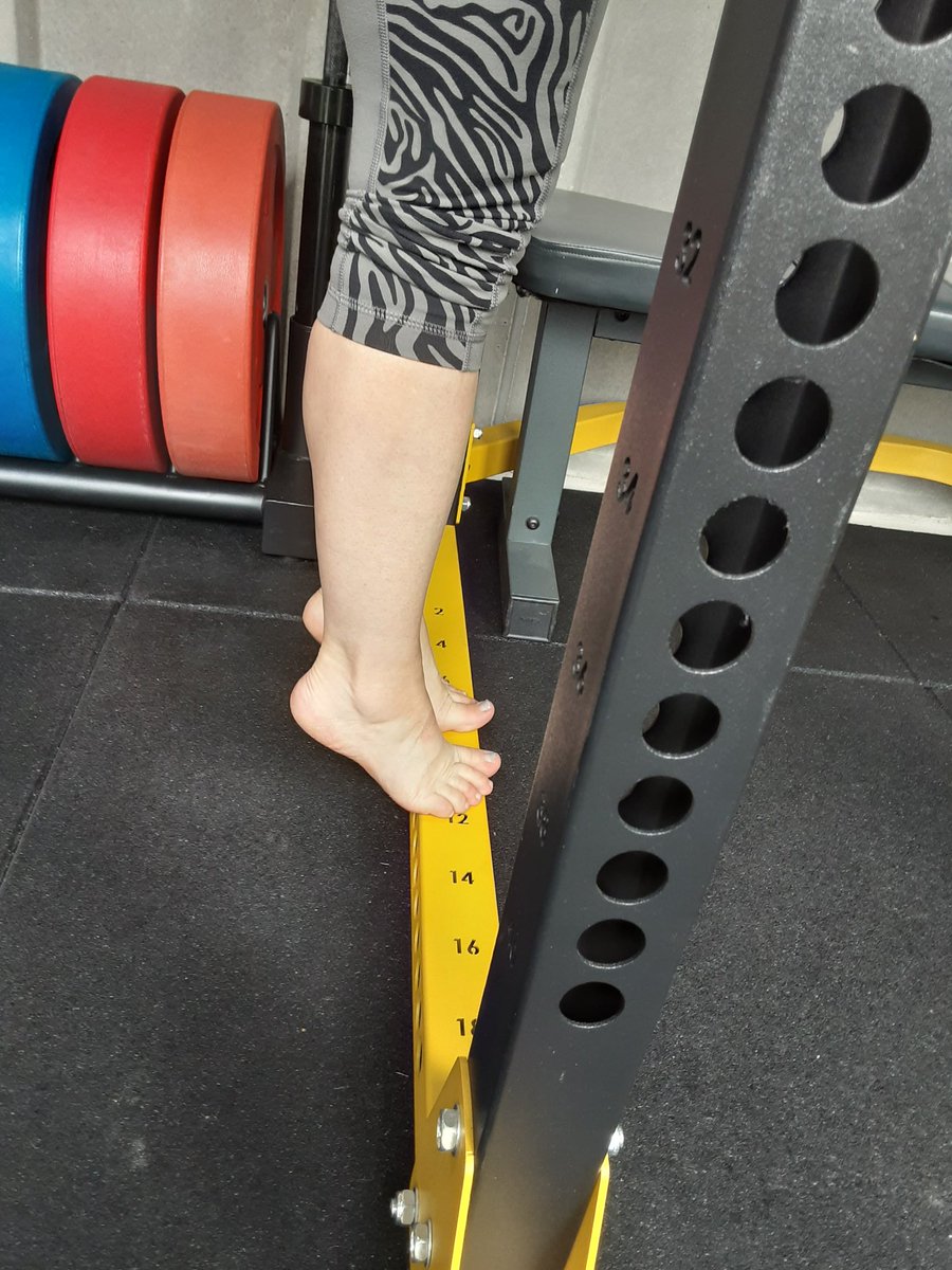 Gym before lunch finishing off with Calf raises.... not my favourite! 😫 then dismantling the old garden shed this afternoon, satisfying 😊 #AHPsActive #WeActiveChallenge