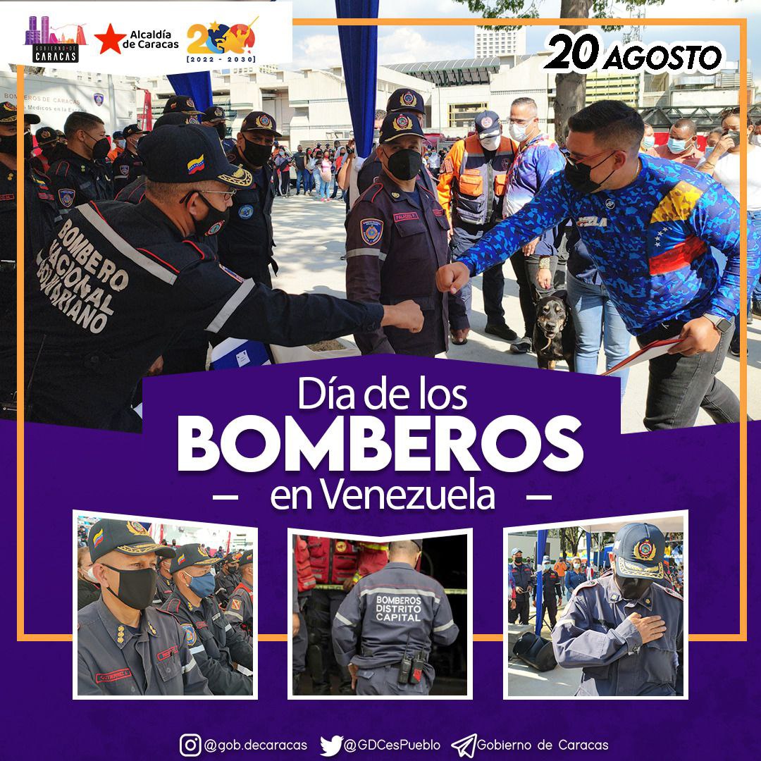 #Efeméride | Hoy más que nunca reconocemos la labor de nuestros héroes y heroínas que siempre están dispuestos a ayudar y apoyar a personas en situación de riesgo.

¡Feliz Día Bomberos! 

<a href="/bomberos_dc/">Bomberos de Caracas Cuenta Oficial</a>

#OrganizarUnirSumar