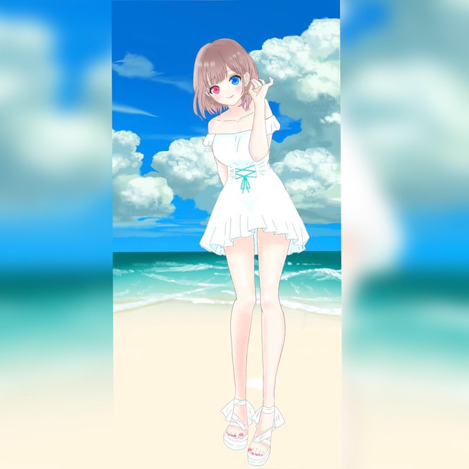 サマードレスのtwitterイラスト検索結果