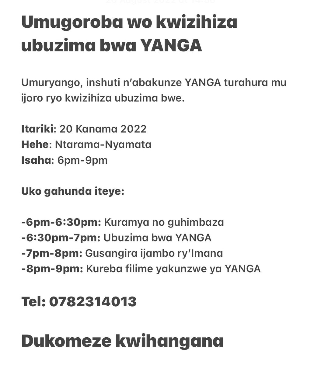 Muze twifatanye….💔💔💔