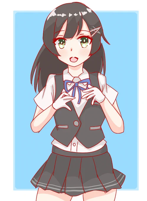 #艦これ版深夜の真剣お絵描き60分一本勝負#艦これ版真剣お絵描き60分一本勝負_20220820#艦これ#親潮 