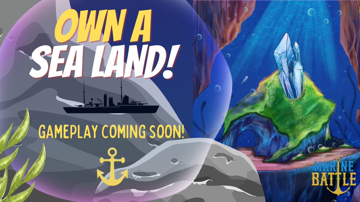 🚢JOIN US WHILE WE WAIT FOR THE GAMEPLAY RELEASE🚢

Fully updated WP: marine-battle.gitbook.io/whitepaper/int…

Test release: test.marinebattle.com

🔱 2x PROMO CARDS GIVEAWAY

⚓️ FOLLOW US
⚓️ LIKE&amp;RETWEET

#NFTs #NFTGiveaway #WAXP #playtoearn #P2E #NFTGame #cryptocurrency #GameFi