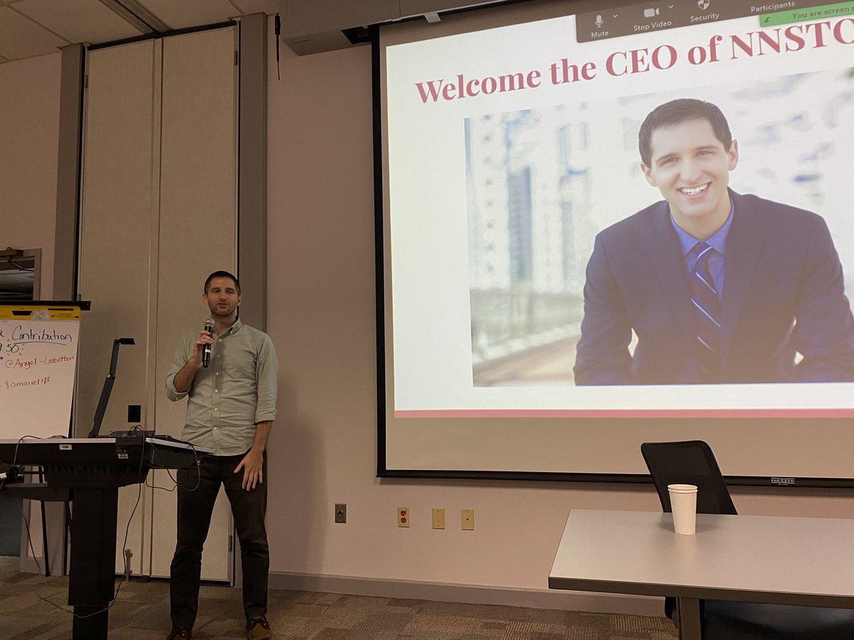 First in-person meeting since COVID and we are hearing from the new CEO of <a href="/NNSTOY/">NNSTOY</a>!!