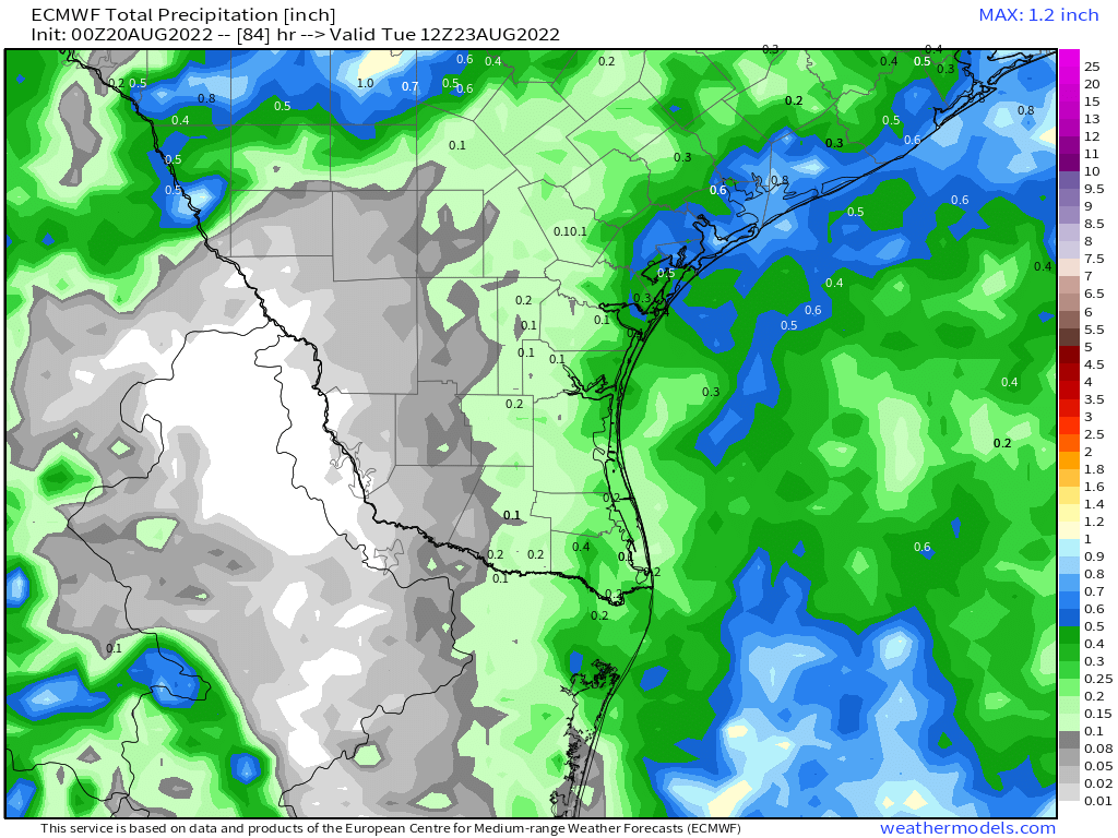 Mike's Weather Page on Twitter "South Texas rains from PTC 4 are
