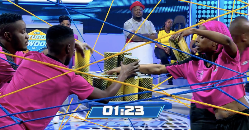 Mzansimagic's tweet photo. This is not your regular Mgusha, ok? Ngeke ulunge without a strategy la, and #TsaPitori’s was solid. #SaturdayShowdown