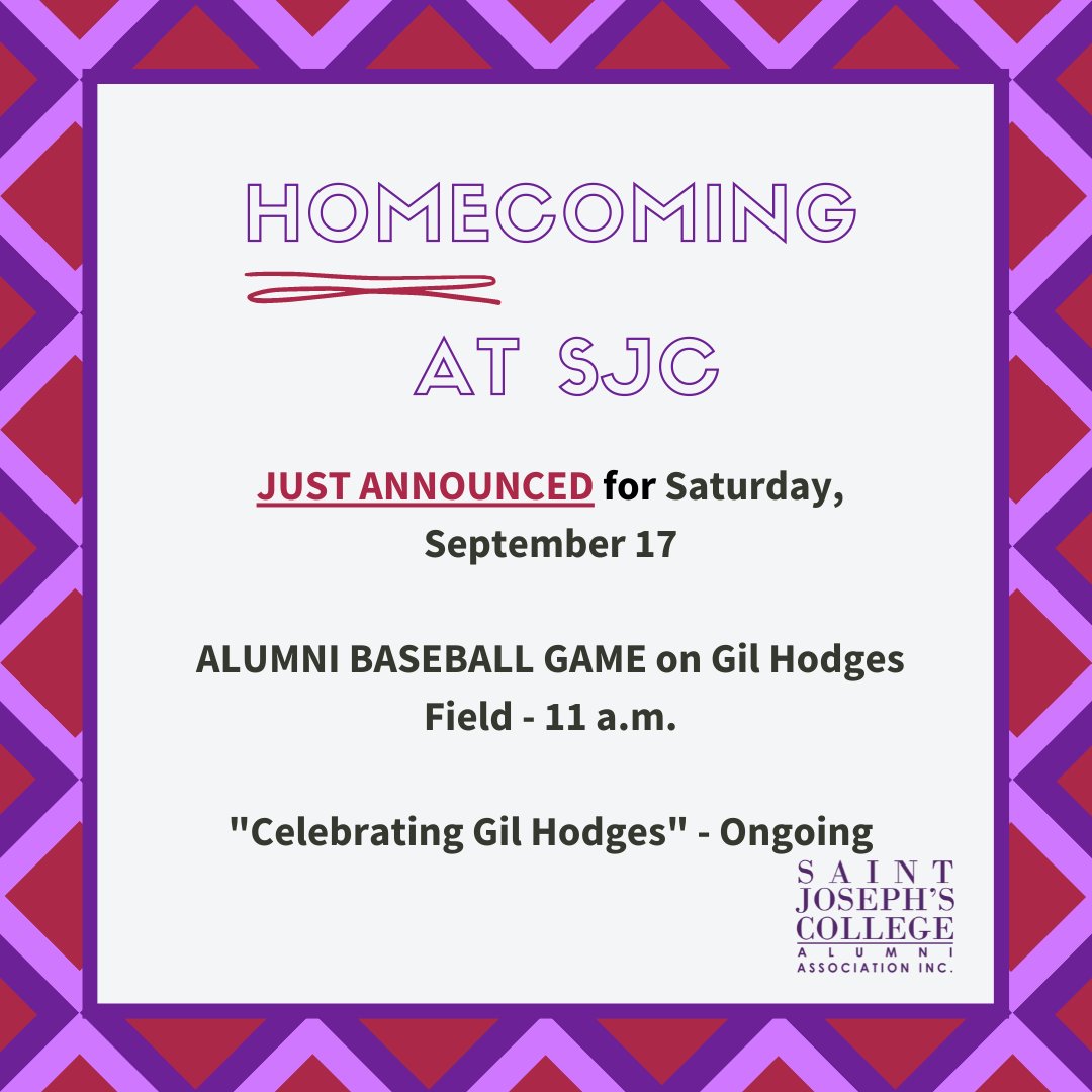 PumaBaseball's tweet photo. JUST ANNOUNCED: It's the perfect time to recognize SJC's baseball heritage! @Pumabaseball alumni will take the field for a friendly game and we'll also be celebrating #GilHodges throughout the day. Contact @GandolphB for more info. #ForeverPumas https://t.co/fNCNMUHGva