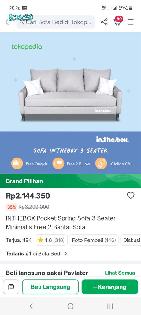HermawanDikdik's tweet photo. @tokopedia Ini ajalah min lagi butuh sofa
#SALDOKAGET #SOS https://t.co/1d2B68cFhV