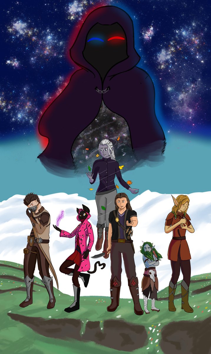 smirkyship's tweet photo. some fan art i did for the lovely guys holding a dnd called The myth of draconis #art #digitalart https://t.co/ffW5w2tUvV