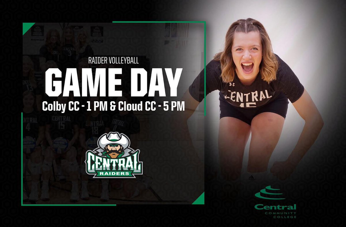 IT’S GAME DAY! Your Raiders are headed to Southeast CC for games at 1 and 5! Let’s get this Green Machine rolling! #yeahC #goraiders