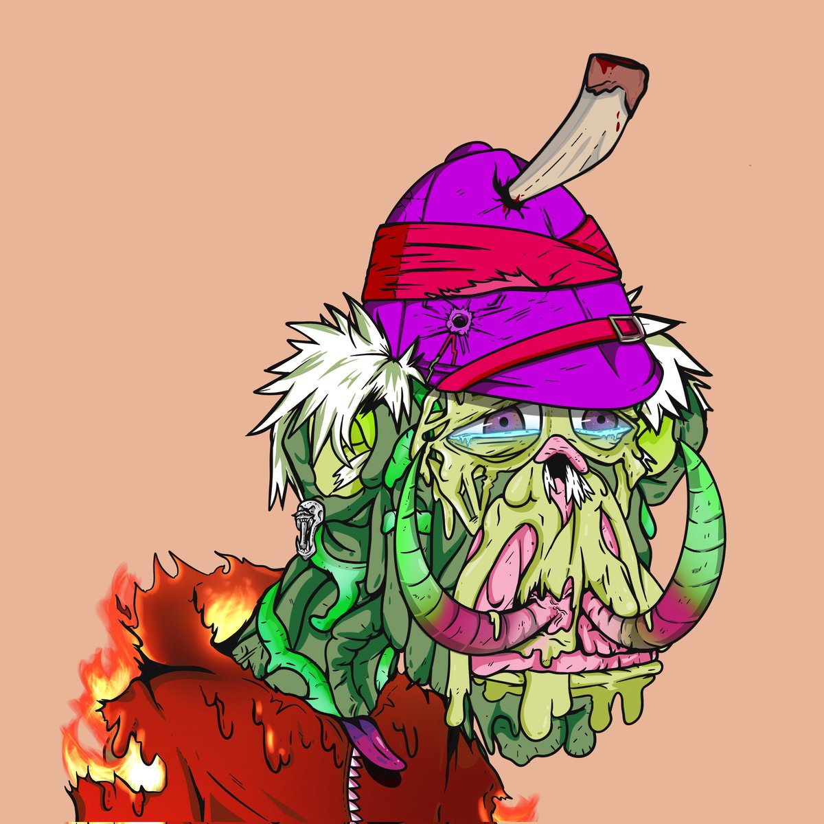 DGT8_'s tweet image. Yooo! Big shout out to @BoredItalianApe! Just checked one of my wallets and saw this! 👀

This Mutant is 🔥
Love it bro! 🖤

@GrandpaApeCC 

#GACC #MACC