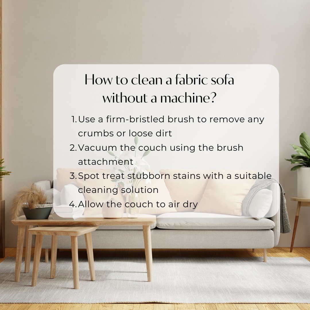How to clean a fabric sofa without a machine?

#SofaDonDo #sofadryckean #dryclean