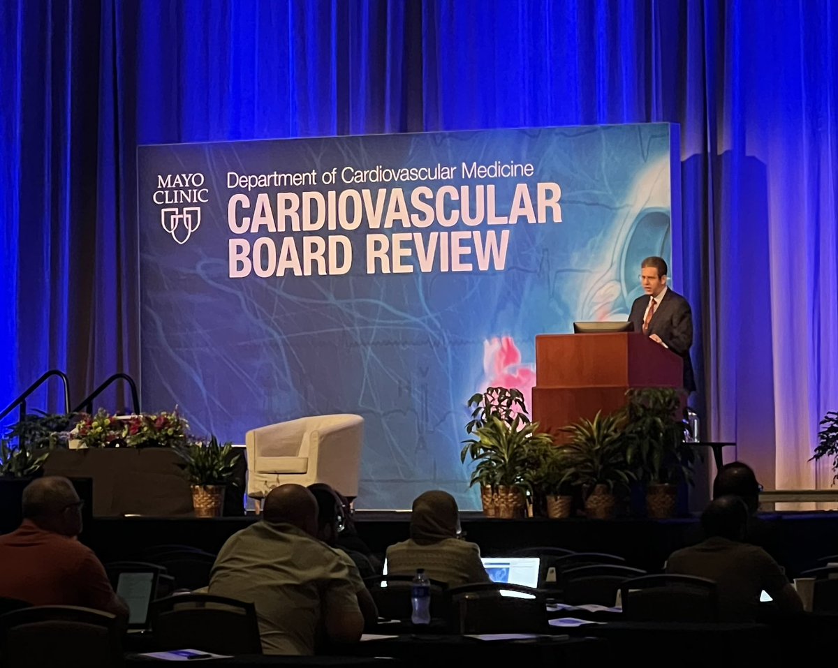 It’s that time of the year again! @MayoClinicCV #MayoCVBR2022 @mwcullen @jeffreygeske Not only a great conference for CV boards/recertification but many attendees also come for a general CV review. I like the online and in-person options!
