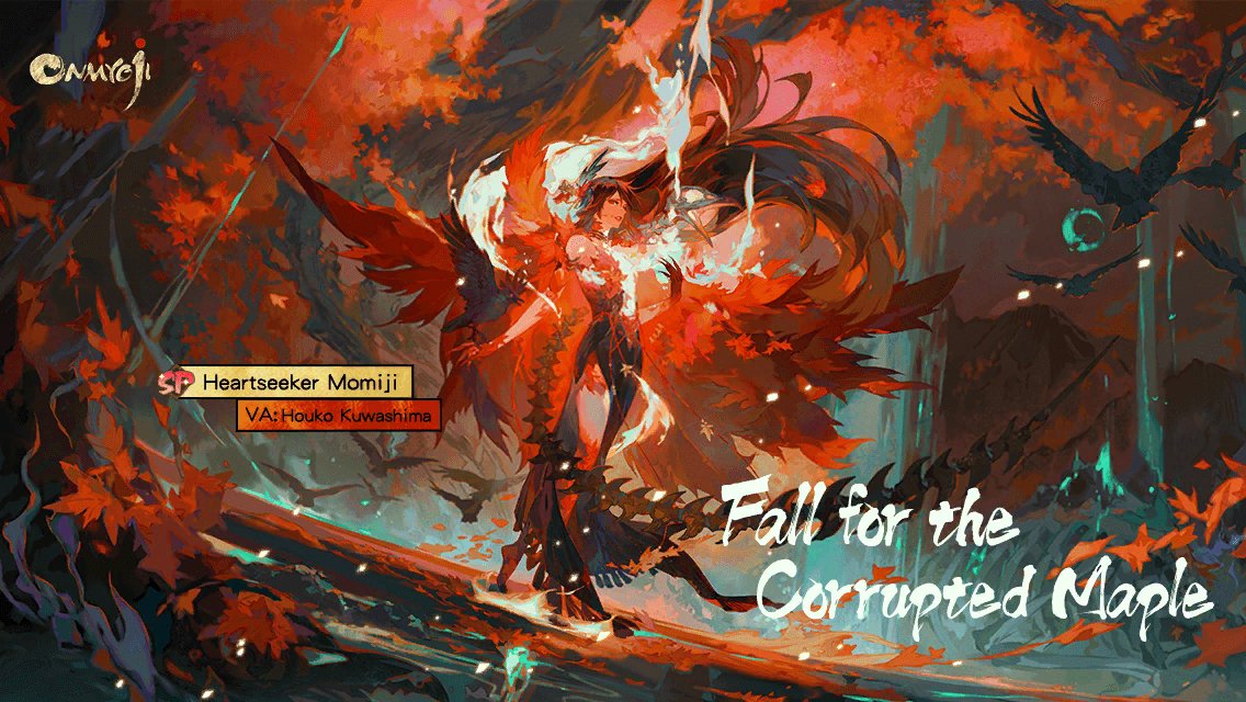 #The brand new SP shikigami Heartseeker Momiji has arrived in Heian-Kyo! Don't miss your chance to form a pact with her!