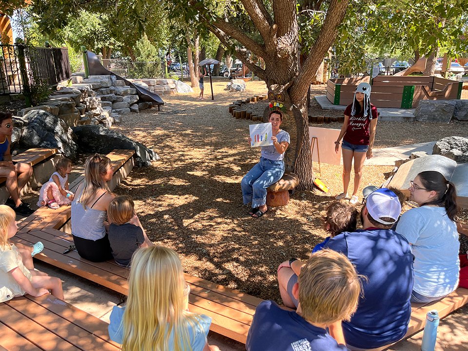 TWJBookshop's tweet photo. Don't miss our Saturday #storytime under the reading tree @niwotcolorado's Children's park! We start promptly at 11am with #reading, singing, and movement. We can't wait to #read with you! #childrensbooks #childrensbookstore #niwot #boulder #longmont #kidsactivities #twjbooks https://t.co/vYRw6BEfIg