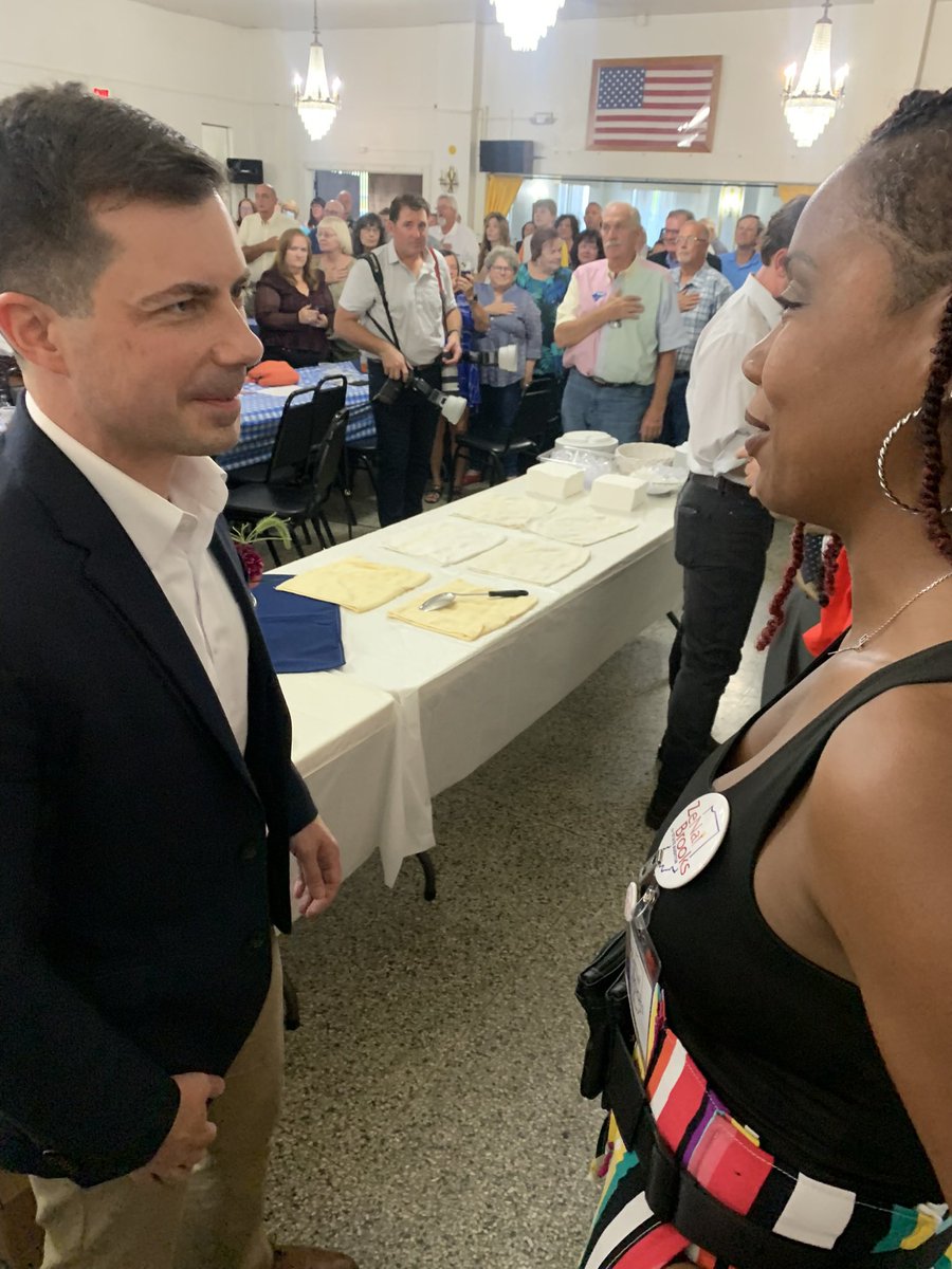 zenaiNdems's tweet photo. Had the opportunity to glean some words of wisdom and insights from South Bend’s own @PeteButtigieg . 

"We won the battle on social issues, we need to win the election!" - Pete 

Remember November! Let's goooo! https://t.co/RQWUpElOKh