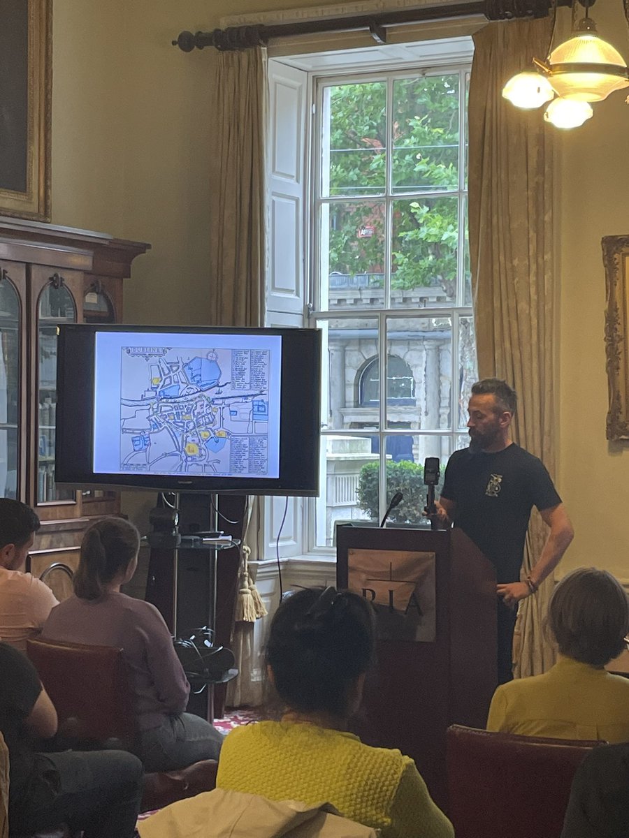 TudorStuartIre's tweet photo. Our final speaker in 5B is Paul Duffy discussing his work on Digging the Dissolution #tsix https://t.co/jlzl4ZQUPv