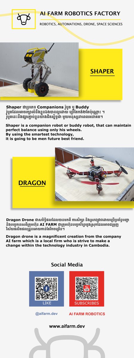 longkimkhorn1's tweet image. You need robotics and automation solution to upgrade your SME's production and manufacturing?
Contact #aifarm #roboticsfactory #automationservice