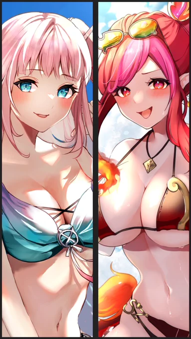 夏最高! #今月描いた絵を晒そう 