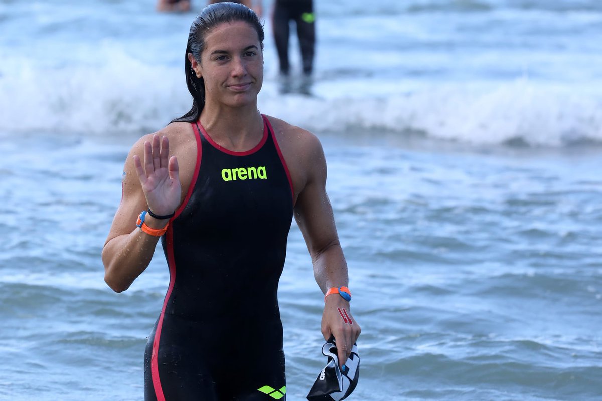 ItaliaTeam_it's tweet photo. Medaglia anche per Giulia Gabbrielleschi, BRONZO nella 5 km di #Roma2022! 🥉🏊‍♀️

#ItaliaTeam | @FINOfficial_ https://t.co/tP3nnSlVYA