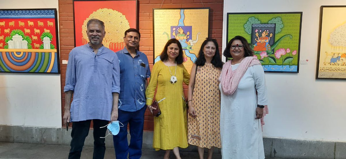 ArtTree's tweet photo. Do come and visit us to explore the exquisite works of our eminent traditional artists. 

#IndiaHabitatCentre  #pravaah #artshow #art #artwork #artistsoninstagram #artoftheday #Showcasing #Heritage #TraditionalArt https://t.co/KA3q3TxDGT