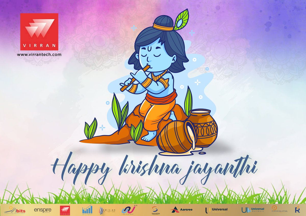 TechVirran's tweet photo. May the blessings of Lord Krishna always be with you and your family. Wishing you and your family a very happy Janmashtami.
#ssgroup #virrantech #oracle #wishes #krishnajanmashtami2022 #krishna #blessings https://t.co/xCkBrONJMV