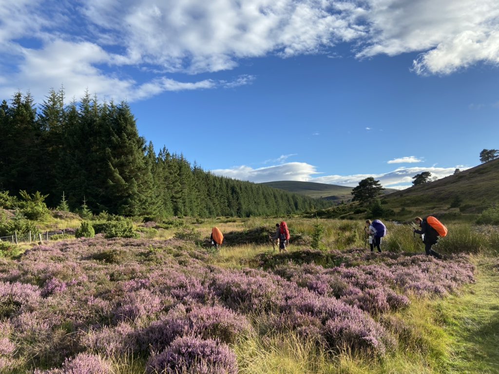 DofEatKGS's tweet photo. What a wonderful first day /4 for these phenomenal people (as they call themselves since they started DofE 😂) ☀️☁️🌦🗺🥾🧭. Few showers but way more sun to enjoy the beauty of autumnal colours in our bonnie Cairngorms 👌🎨🦌🌲 https://t.co/e9wZs1zsZz