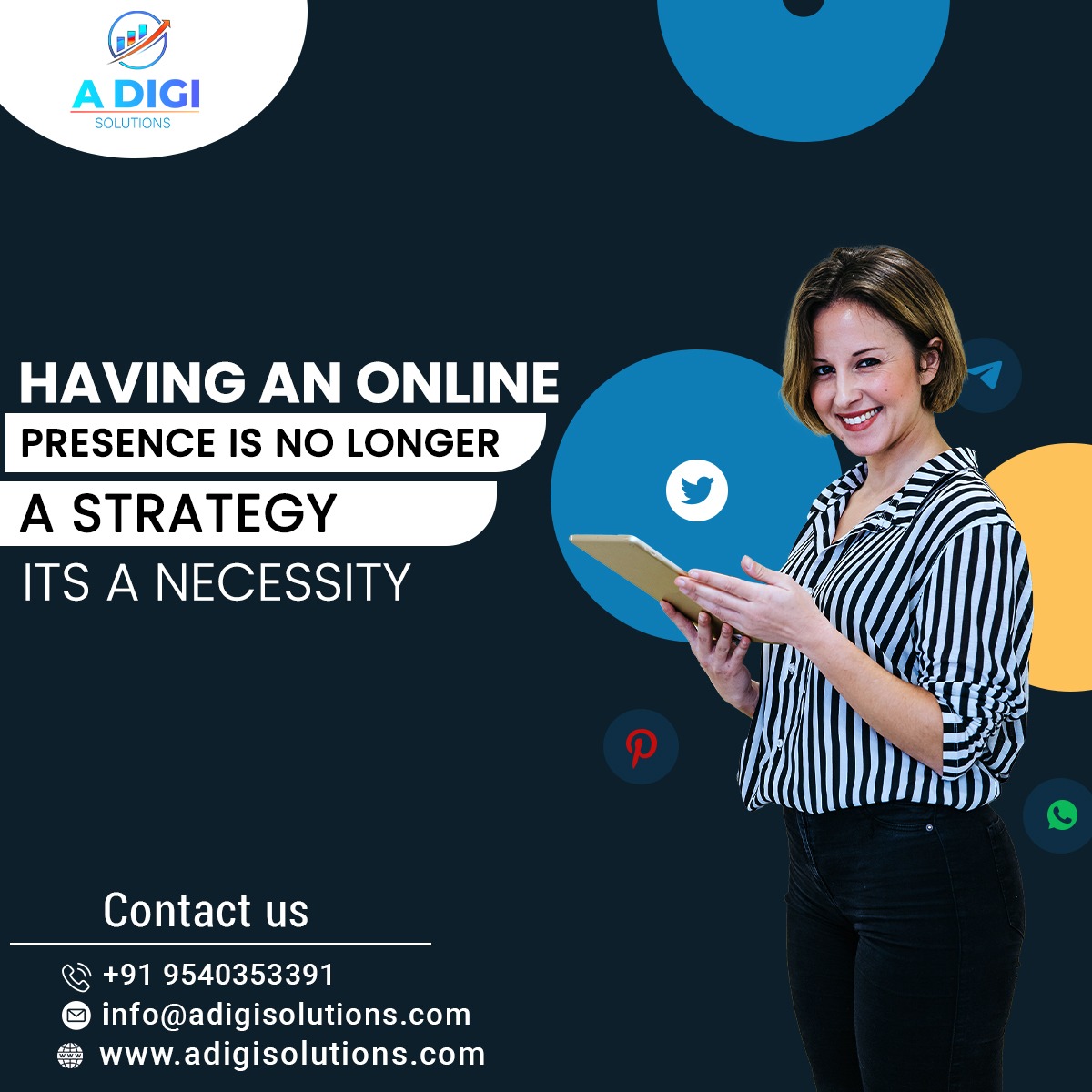 adigi_solutions's tweet image. Having an Online Presence is no longer A Strategy its a Necessity 😍😍
Our Services ‼️ 🤩
💠MLM advertising service
💠MLM digital promotion
💠MLM graphic designing
💠MLM company profile presentation video
📞9540353391
#adigisolutions #bestformlmbusiness #adigimlmserviceprovider