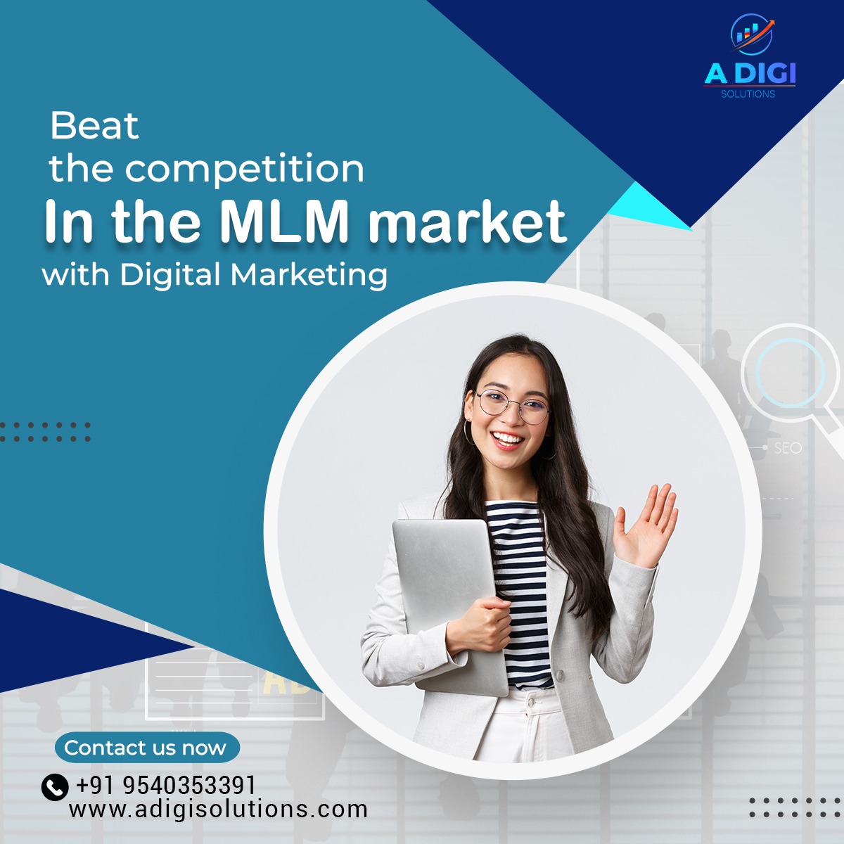 adigi_solutions's tweet image. Beat The Competition in the MLM Market with Digital Marketing  😍😍
Our Services ‼️🤩
💠MLM advertising service
💠MLM digital promotion
💠MLM graphic designing
💠MLM company profile presentation video
📞9540353391
#adigisolutions #digitalmarketing #mlmservices #bestformlmbusiness