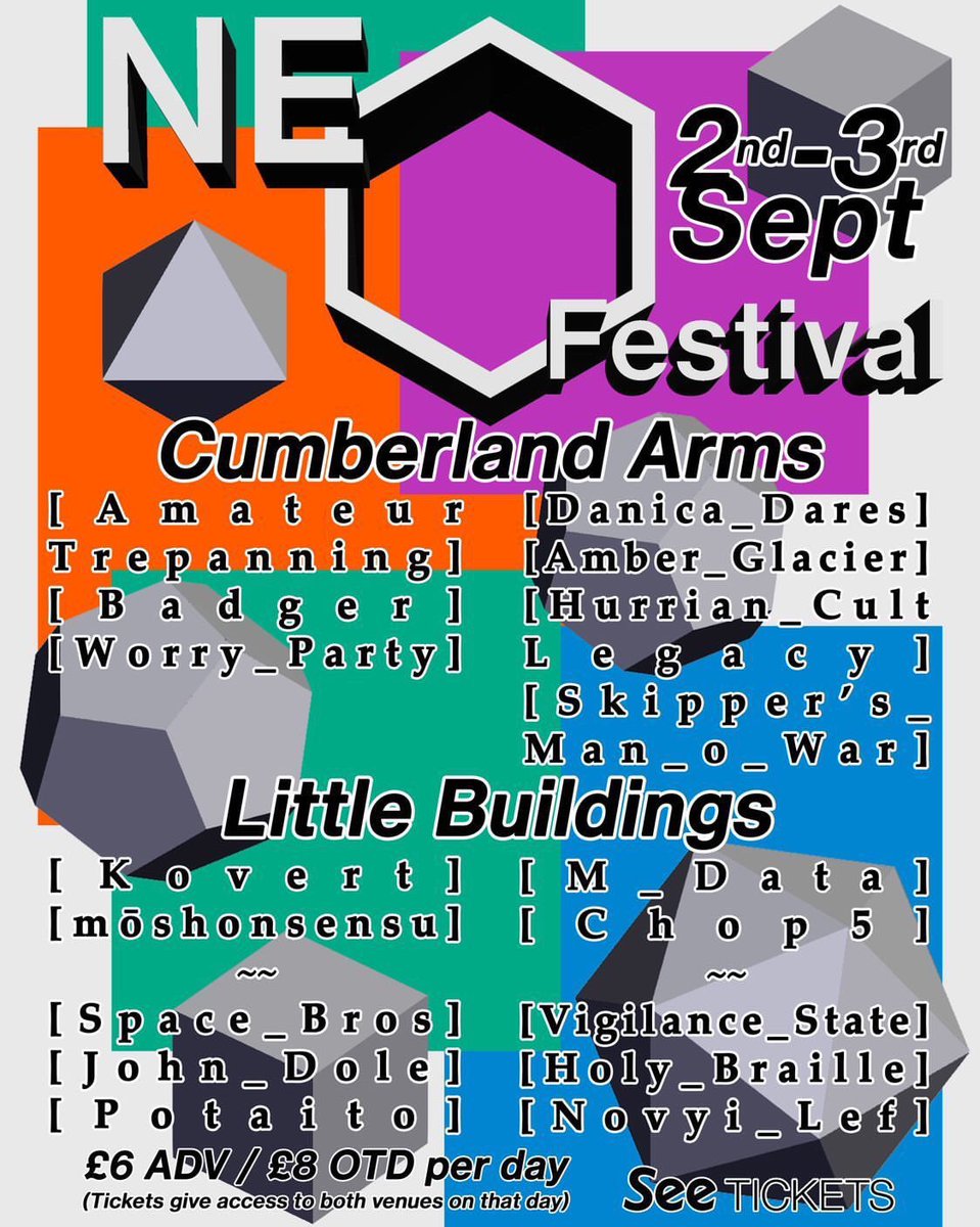 NOVYI LEF (@novyilef) on Twitter photo Coming up fast - really excited to play on this great lineup with <a href="/StateVigilance/">Vigilance State</a> & <a href="/HolyBrailleUK/">HOLY BRAILLE</a> at <a href="/LttleBuildings/">Little Buildings</a> as part of <a href="/N_E_FESTIVAL/">Northern Electric</a> in 2 weeks time! Tonnes of great bands on at both stages on both nights - grab tix here seetickets.com/tour/northern-… Coming up fast - really excited to play on this great lineup with <a href="/StateVigilance/">Vigilance State</a> & <a href="/HolyBrailleUK/">HOLY BRAILLE</a> at <a href="/LttleBuildings/">Little Buildings</a> as part of <a href="/N_E_FESTIVAL/">Northern Electric</a> in 2 weeks time! Tonnes of great bands on at both stages on both nights - grab tix here seetickets.com/tour/northern-…
